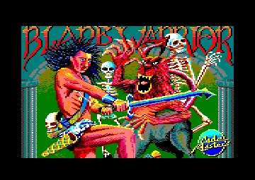 Blade Warrior (UK) (1989) screen shot title